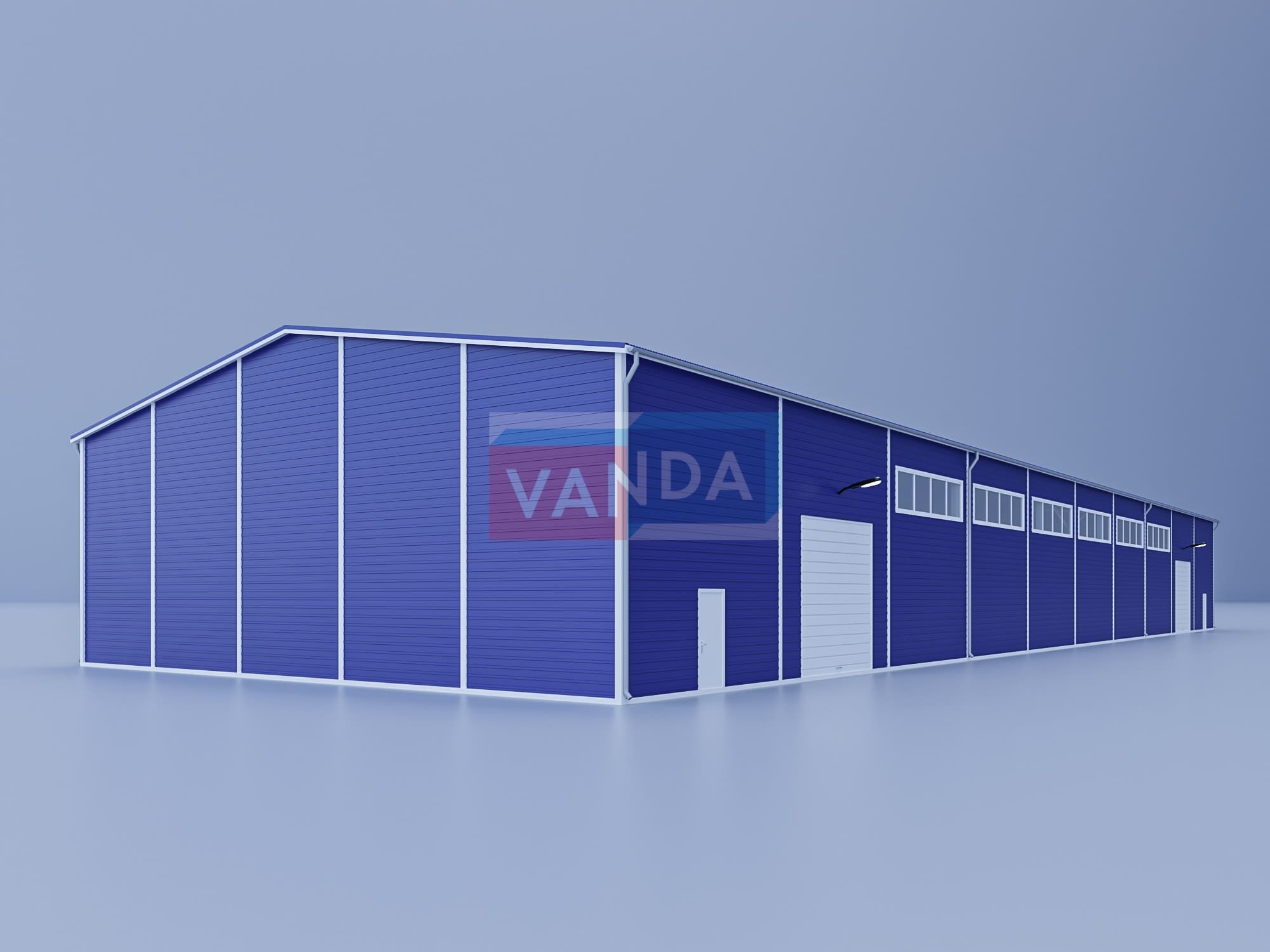 Склад из сэндвич панелей 60х20